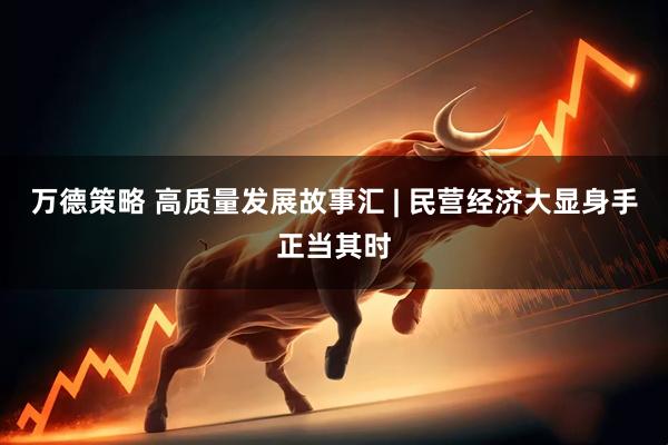 万德策略 高质量发展故事汇 | 民营经济大显身手正当其时